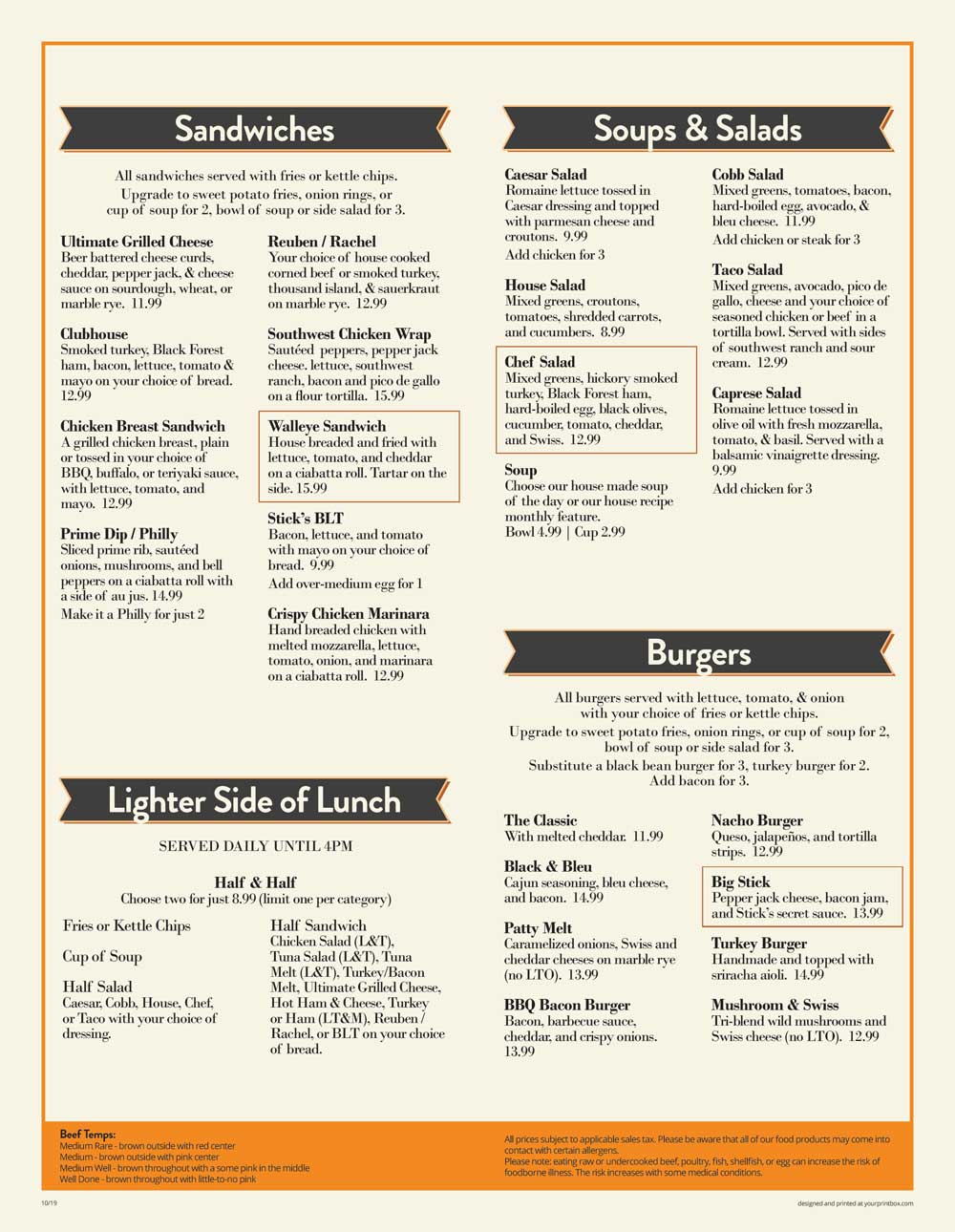 Fall 2019 lunch1